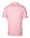 Winston-Salem State Rams Cutter & Buck Pike Double Dot Print Stretch Mens Polo Cardinal Red Mannequin Back Thumbnail Image