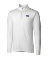 Washington Huskies Cutter & Buck Pennant Sport Half Zip White Mannequin Thumbnail Image