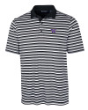 Washington Huskies Cutter & Buck Big & Tall Forge Polo Multi Stripe Black Mannequin Thumbnail Image