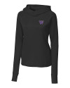 Washington Huskies Cutter & Buck Womens Traverse Sweatshirt Hoodie Black Mannequin Thumbnail Image