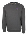 Washington Huskies Cutter & Buck Saturday Cotton Blend Mens Crew Neck Sweatshirt Charcoal Heather Mannequin Thumbnail Image