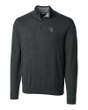Colorado Rockies Cutter & Buck Lakemont Tri-Blend Mens Quarter Zip Pullover Sweater Charcoal Heather Mannequin Thumbnail Image