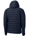 Los Angeles Chargers Cutter & Buck Mission Ridge Repreve® Eco Insulated Mens Puffer Jacket Navy Blue Mannequin Back Thumbnail Image