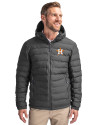 Houston Astros Cutter & Buck Mission Ridge Repreve® Eco Insulated Mens Puffer Jacket Elemental Grey Front Thumbnail Image