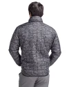 View image 4: Cutter & Buck Rainier Recycled Insulated Printed Puffer Mens Full Zip Jacket Black Back
