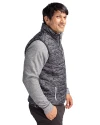 Cutter & Buck Rainier PrimaLoft® Mens Eco Insulated Full Zip Printed Puffer Vest BL PROS_HG 1 Thumbnail Image