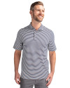 Cutter & Buck Virtue Eco Pique Stripe Recycled Mens Big and Tall Polo NVBU_PRO_HG 1 Thumbnail Image