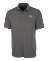 Albany State University Golden Rams Cutter & Buck Advantage Tri-Blend Jersey Mens Pocket Polo Elemental Grey Heather Mannequin Thumbnail Image