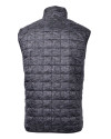 South Florida Bulls Cutter & Buck Rainier PrimaLoft® Mens Eco Insulated Full Zip Printed Puffer Vest Black Mannequin Back Thumbnail Image