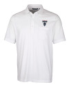 View image 5: Howard Bison Cutter & Buck Advantage Tri-Blend Jersey Mens Big and Tall Pocket Polo White Mannequin