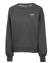 Howard Bison Cutter & Buck Saturday Cotton Blend Womens Crew Neck Sweatshirt Charcoal Heather Mannequin Thumbnail Image