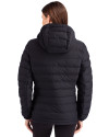Winston-Salem State Rams Cutter & Buck Mission Ridge Repreve® Eco Insulated Womens Puffer Jacket Black Back Thumbnail Image
