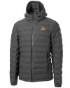 LSU Tigers Cutter & Buck Mission Ridge Repreve® Eco Insulated Mens Puffer Jacket Elemental Grey Mannequin Thumbnail Image