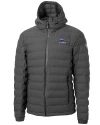 View image 6: Creighton Bluejays Cutter & Buck Mission Ridge   Repreve® Recycled Insulated Puffer Mens Full Zip Jacket Elemental Grey Mannequin