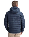 Penn State Nittany Lions Cutter & Buck Mission Ridge Repreve® Eco Insulated Mens Puffer Jacket Navy Blue Back Thumbnail Image