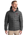 Texas Tech Red Raiders Cutter & Buck Mission Ridge Repreve® Eco Insulated Mens Puffer Jacket Elemental Grey Front Thumbnail Image