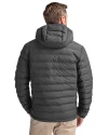 Georgia Bulldogs Cutter & Buck Mission Ridge Repreve® Eco Insulated Mens Puffer Jacket Elemental Grey Back Thumbnail Image