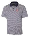 Cleveland Guardians - Cutter & Buck Forge Tonal Stripe Stretch Mens Big and Tall Polo Liberty Navy Mannequin Thumbnail Image