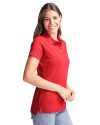 Cleveland Guardians - Cutter & Buck Advantage Eco Tri-Blend Pique Womens Polo Red Side Thumbnail Image