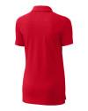 Cleveland Guardians - Cutter & Buck Advantage Eco Tri-Blend Pique Womens Polo Red Mannequin Back Thumbnail Image