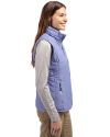 Tennessee Tech Golden Eagles Cutter & Buck Rainier PrimaLoft® Womens Eco Insulated Full Zip Puffer Vest Hyacinth Melange Side Thumbnail Image