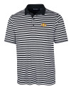 View image 1: Tennessee Tech Golden Eagles Cutter & Buck Big & Tall Forge Polo Multi Stripe Black Mannequin