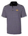 Tennessee Tech Golden Eagles Cutter & Buck Mens Forge Polo Multi Stripe College Purple Mannequin Thumbnail Image