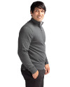 Cutter & Buck Lakemont Tri-Blend Mens Quarter Zip Pullover Sweater CCH PROS_HG 1 Thumbnail Image