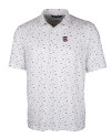 South Carolina Gamecocks Cutter & Buck Pike Polo Daub Print White Mannequin Thumbnail Image