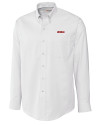UConn Huskies Cutter & Buck Epic Easy Care Nailshead Mens Long Sleeve Dress Shirt White Mannequin Thumbnail Image