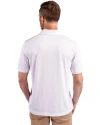 UConn Huskies Cutter & Buck Prospect Eco Textured Stretch Recycled Mens Big & Tall Polo White Back Thumbnail Image