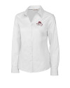 FSU Bobby Bowden Cutter & Buck Epic Easy Care Fine Twill Womens Long Sleeve Dress Shirt White Mannequin Thumbnail Image