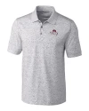 FSU Bobby Bowden Cutter & Buck Advantage Tri-Blend Space Dye Mens Polo Elemental Grey Mannequin Thumbnail Image