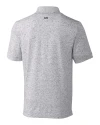 FSU Bobby Bowden Cutter & Buck Advantage Tri-Blend Space Dye Mens Polo Elemental Grey Mannequin Back Thumbnail Image