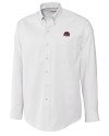Mississippi State Bulldogs Vintage  - Cutter & Buck Epic Easy Care Nailshead Mens Long Sleeve Dress Shirt White Mannequin Thumbnail Image