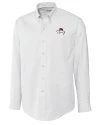 FSU Bobby Bowden Cutter & Buck Epic Easy Care Nailshead Mens Long Sleeve Dress Shirt White Mannequin Thumbnail Image