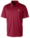 FSU Bobby Bowden Cutter & Buck Prospect Eco Textured Stretch Recycled Mens Short Sleeve Polo Chutney Mannequin Thumbnail Image