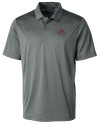 FSU Bobby Bowden Cutter & Buck Prospect Eco Textured Stretch Recycled Mens Short Sleeve Polo Elemental Grey Mannequin Thumbnail Image