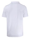 FSU Bobby Bowden Cutter & Buck Prospect Eco Textured Stretch Recycled Mens Short Sleeve Polo White Mannequin Back Thumbnail Image