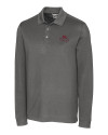 FSU Bobby Bowden Cutter & Buck Advantage Eco Tri-Blend Pique Mens Big and Tall Long Sleeve Polo Elemental Grey Mannequin Thumbnail Image