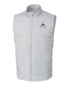 FSU Bobby Bowden Cutter & Buck Stealth Hybrid Quilted Mens Big and Tall Windbreaker Vest Polished Medium Gray Mannequin Thumbnail Image