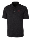 FSU Bobby Bowden Cutter & Buck Advantage Tri-Blend Space Dye Mens Big and Tall Polo Dark Black Mannequin Thumbnail Image