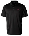 FSU Bobby Bowden Cutter & Buck Prospect Eco Textured Stretch Recycled Mens Big & Tall Polo Black Mannequin Thumbnail Image