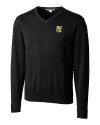 Xavier Gold Rush Cutter & Buck Lakemont Tri-Blend Mens V-Neck Pullover Sweater Black Mannequin Thumbnail Image