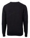 Middle Tennessee Blue Raiders Cutter & Buck Lakemont Tri-Blend Mens V-Neck Pullover Sweater Black Mannequin Back Thumbnail Image