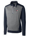 Cleveland Guardians Cutter & Buck Replay Half-Zip Liberty Navy Mannequin Thumbnail Image