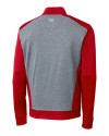 Cleveland Guardians - Cutter & Buck Replay Half-Zip Cardinal Red Mannequin Back Thumbnail Image