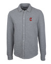 Cleveland Guardians - Cutter & Buck Coastal Shirt Jacket Polished Heather Mannequin Thumbnail Image