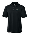 San Diego State Aztecs Cutter & Buck Genre Textured Solid Mens Polo Black Mannequin Thumbnail Image