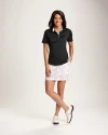 View image 1: Cutter & Buck Womens CB DryTec Alder Polo Black Front